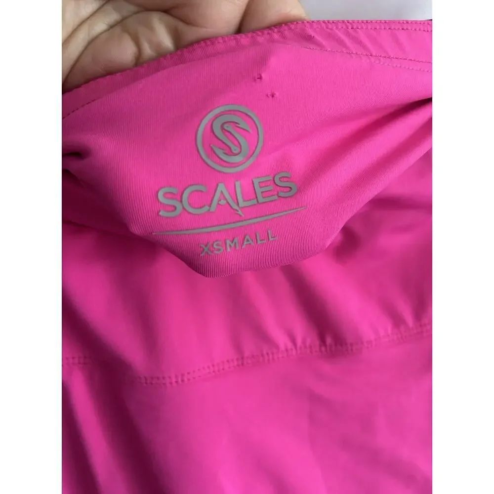 Scales Pink Ruffles Skort Pickleball Tennis Golf